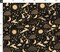 Black Rabbit Stars Clouds Gold Wheat Night Sky Harvest Moon Crescent Shooting Star Hares Comet Custom Printed Fabric by Spoonflower Various Fabrics by the Yard or Fat Quarter